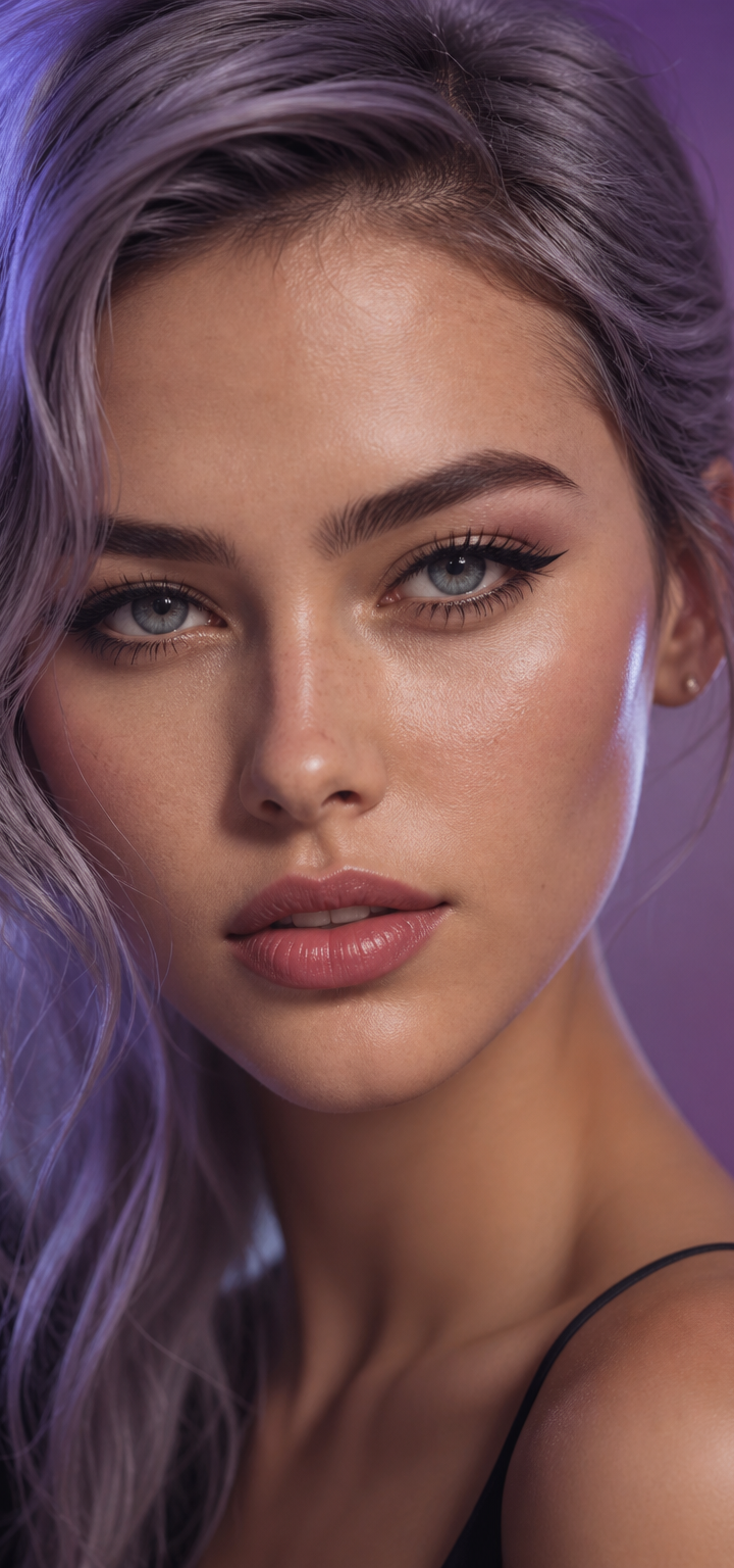 Lavender, straight to camera