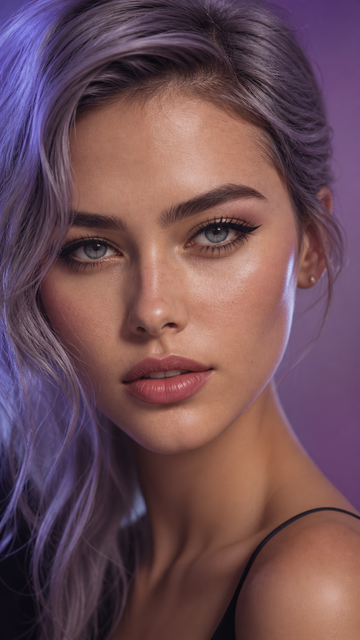 Lavender, straight to camera