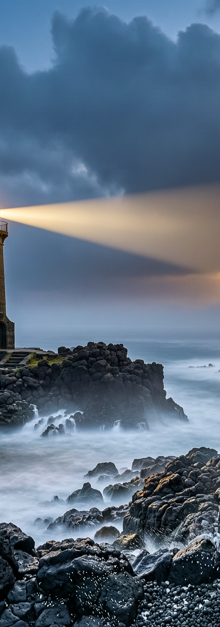 Lighthouse at blue hour